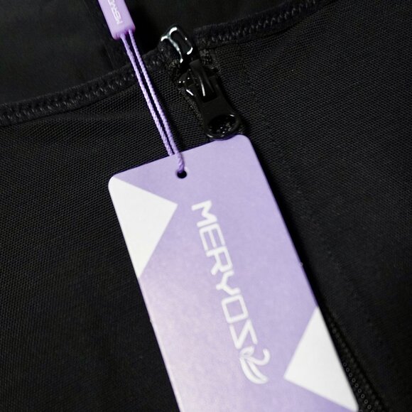 Redsun Black 3/4 Sleeve Bodysuit - Picture 5 of 5